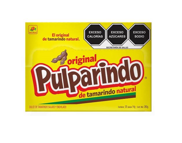 Dulce de tamarindo picante 20 piezas 14g cada una
