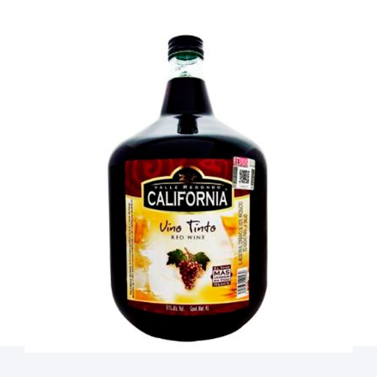 Vino tinto californiano 4 L
