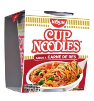 Sopa instantanea Nissin de res 64g