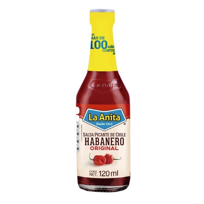 La Anita salsa roja de habanero 120 mL