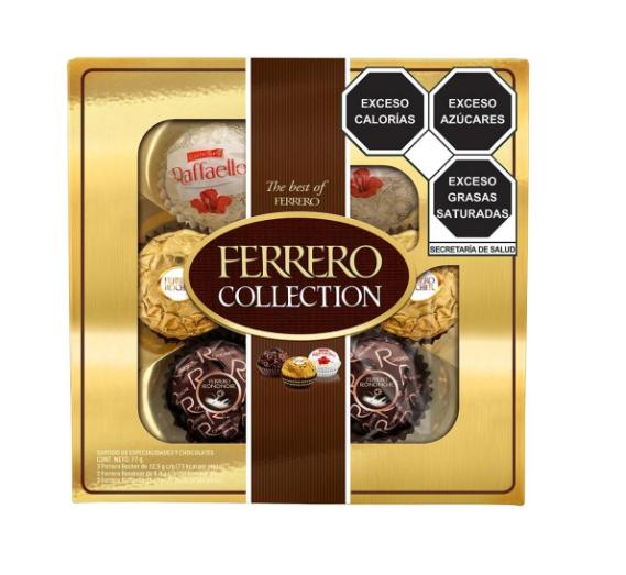 Colección de chocolates Ferrero 122g