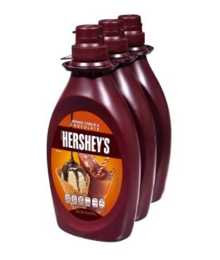 Jarabe de chocolate Hersheys de 453mL paquete de 3 botes