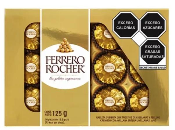 Ferrero Rocher caja con 10 piezas 125g