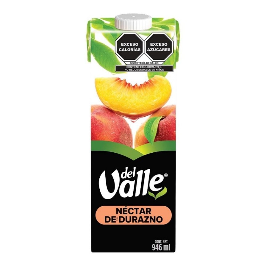 Jugo de durazno de alta calidad Del Valle 1 litro