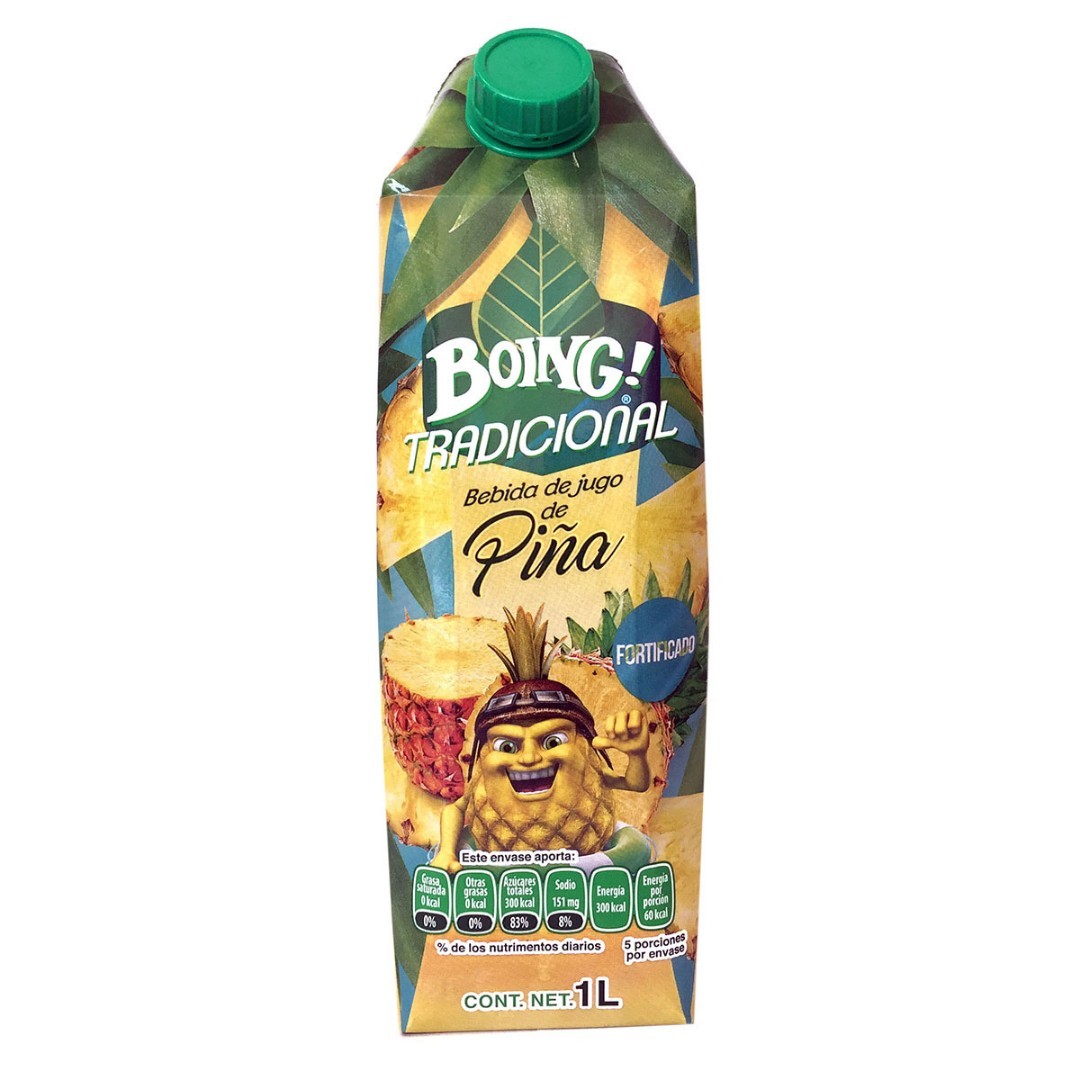 Jugo de piña Boing 1 litro