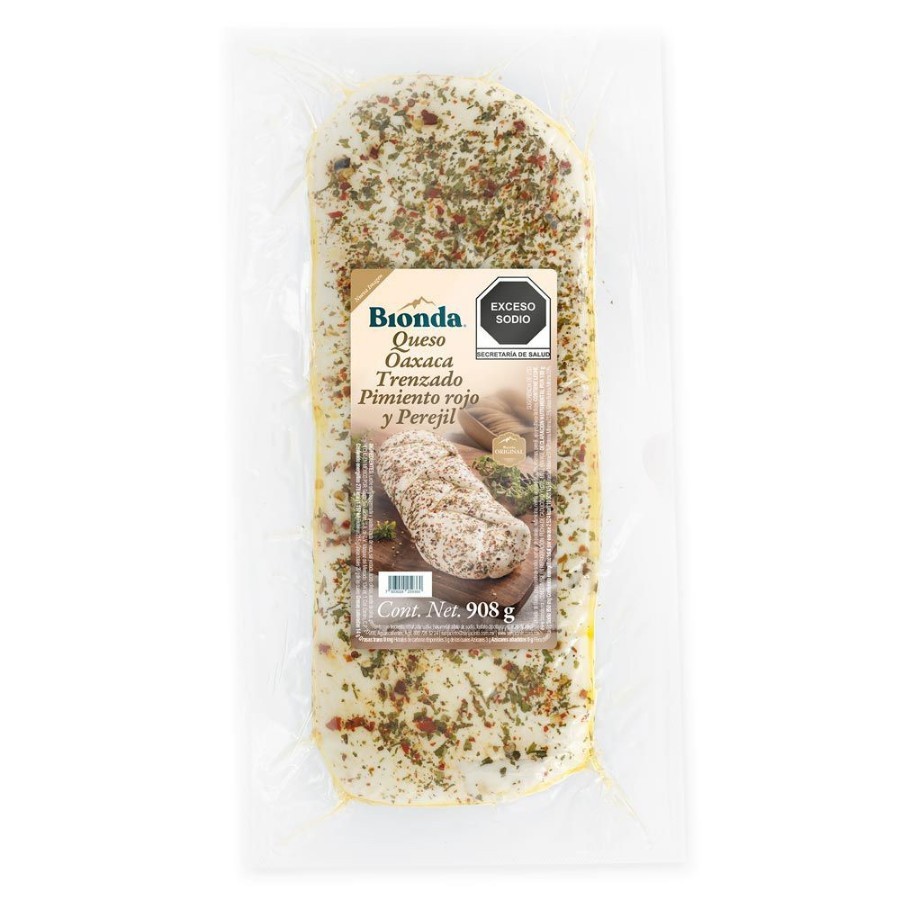 Queso Oaxaca mexicano con pimientos rojos y perejil 908 g