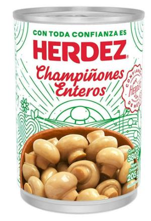 Champiñon entero lata de 380gr