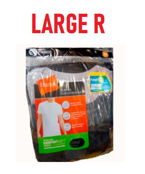 Camiseta de algodón con cuello redondo talla grande, 3 colores diferentes, paquete de 3 piezas.