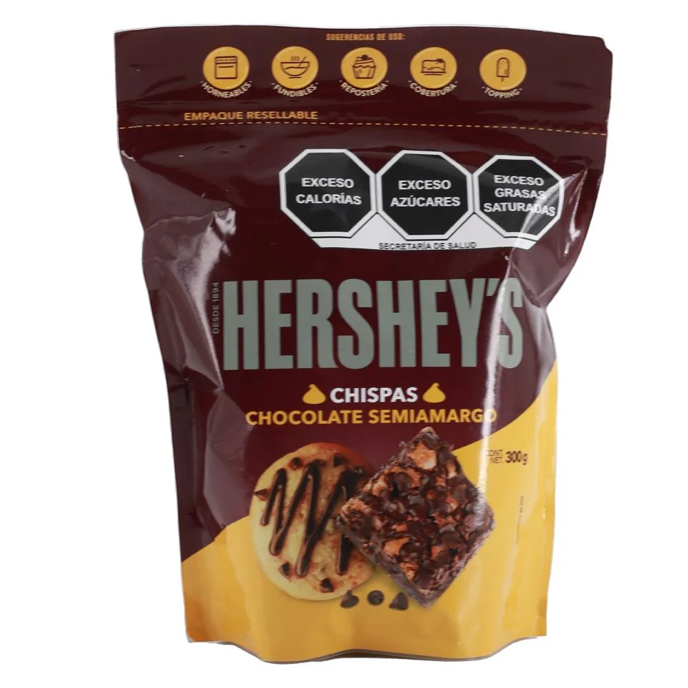 CHISPAS CHOCOLATE SEMIAMARGO HERSHEYS