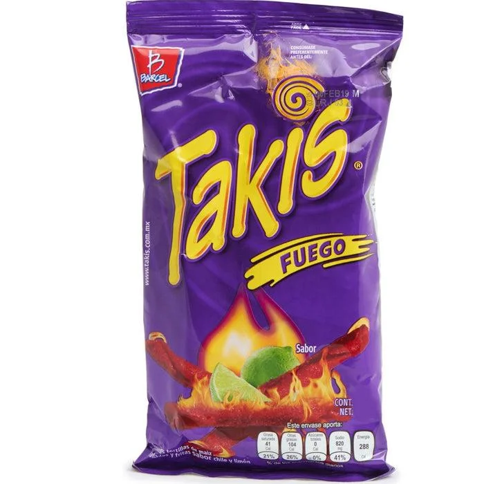 TAKIS FUEGO BARCEL 70G