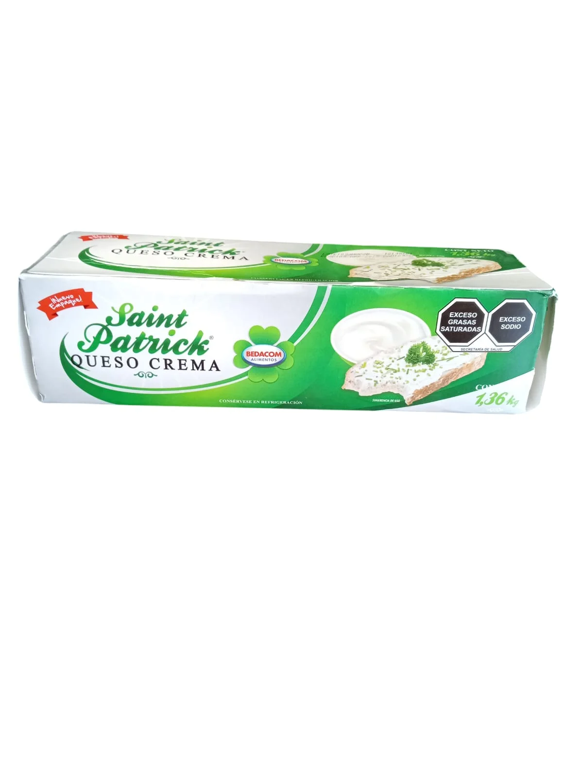 QUESO CREMA SAN PATRICK 1.36 KG