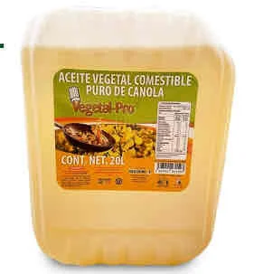 ACEITE VEGETAL PURO CANOLA 20 LT